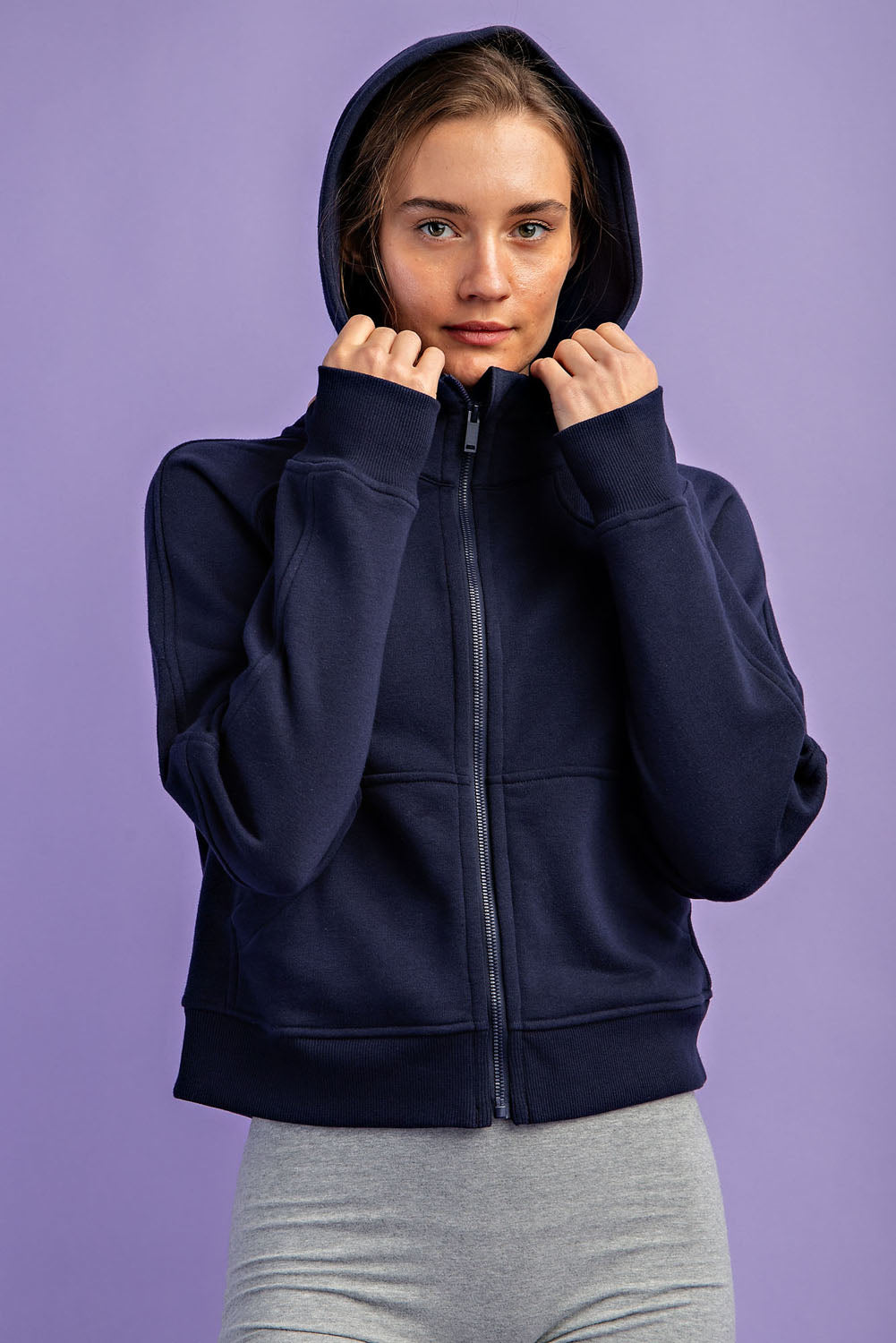 Everyday French Terry Zip Up Hoodie