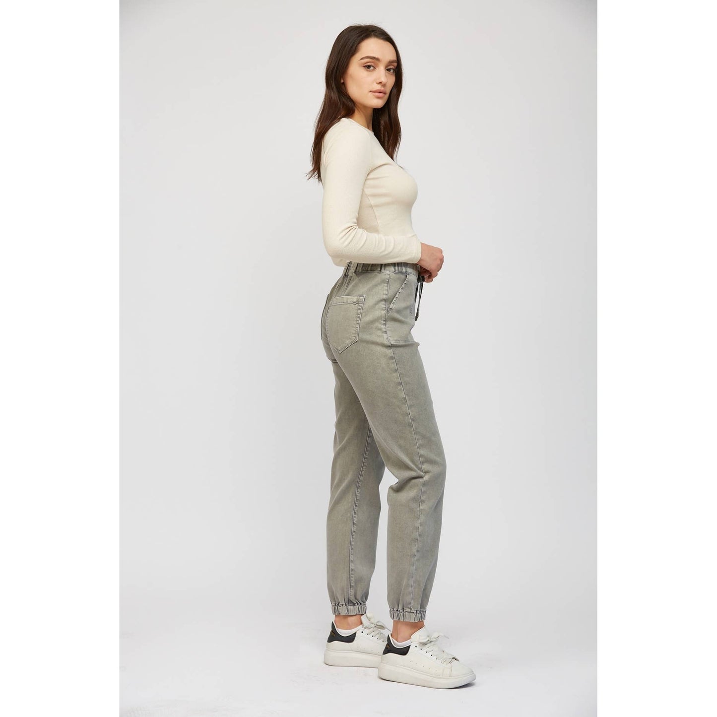 Ash High Rise Cropped Jogger