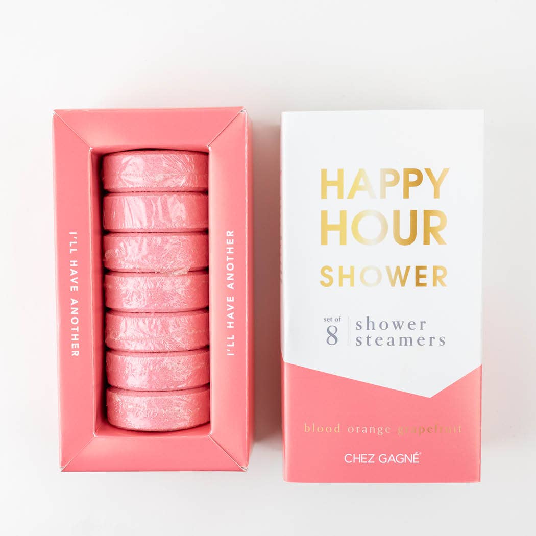 Happy Hour Shower Shower Steamers - Blood Orange Grapefruit
