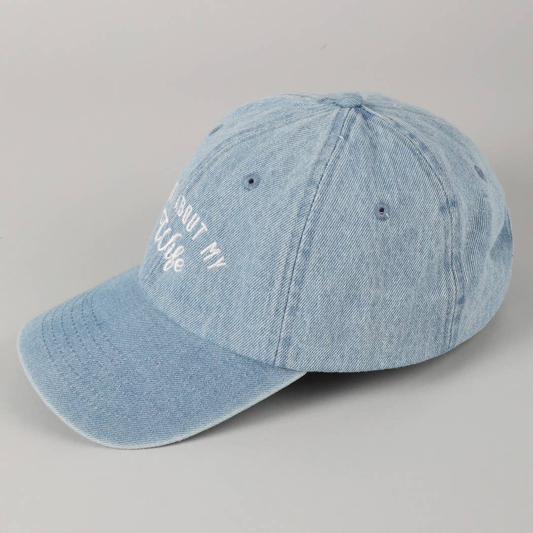 Sorry About My Wife/Husband Embroidery Cap