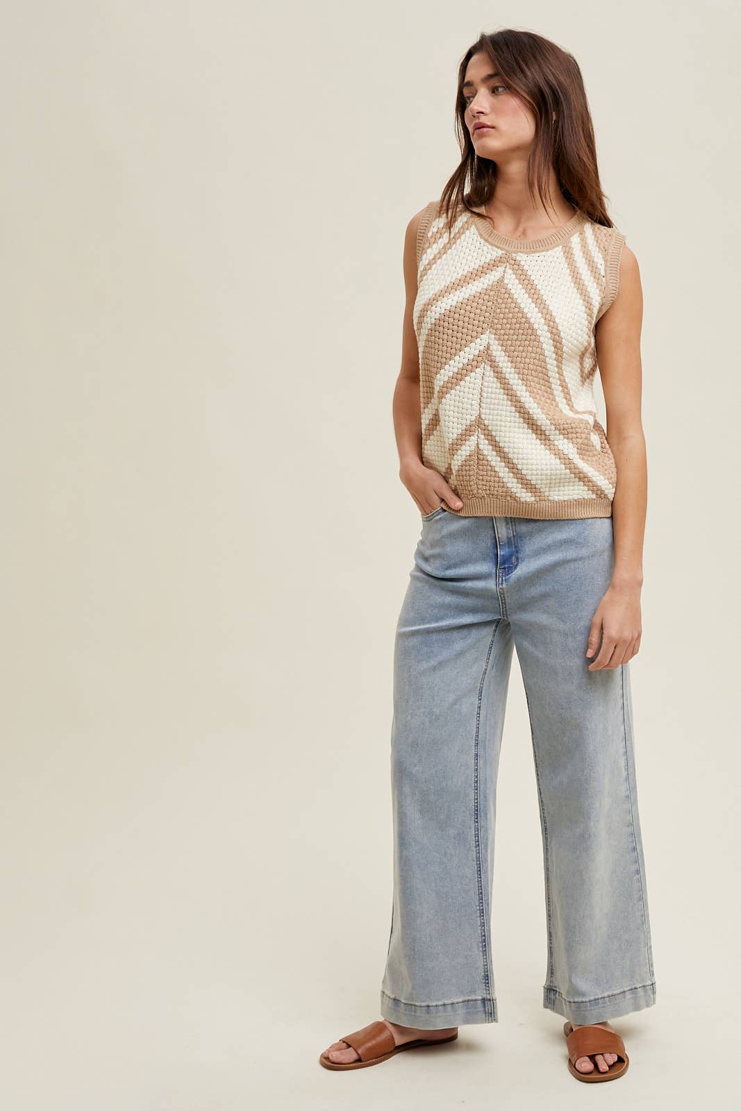 Chevron Sweater Vest