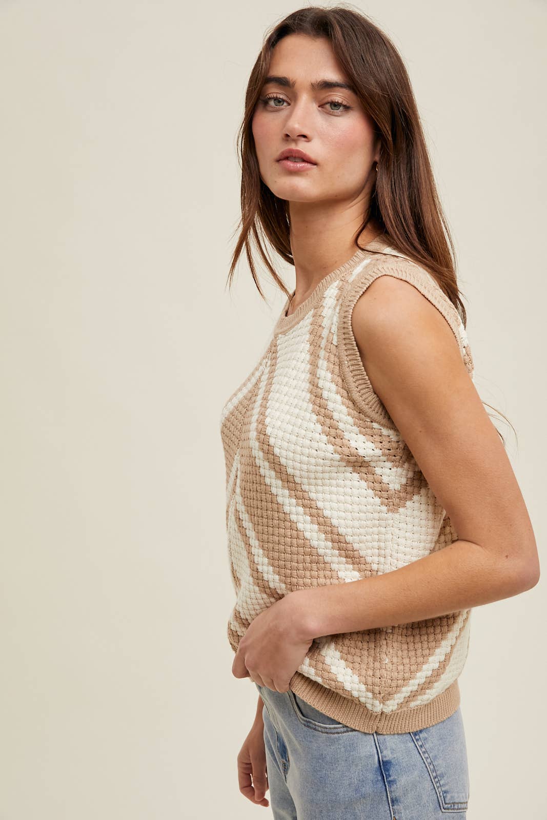 Chevron Sweater Vest