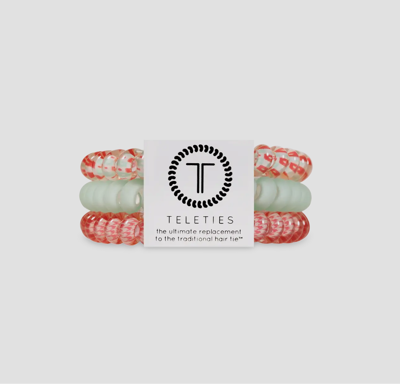 Spiral Hair Coils | Large | Calming Coral Hair Ties