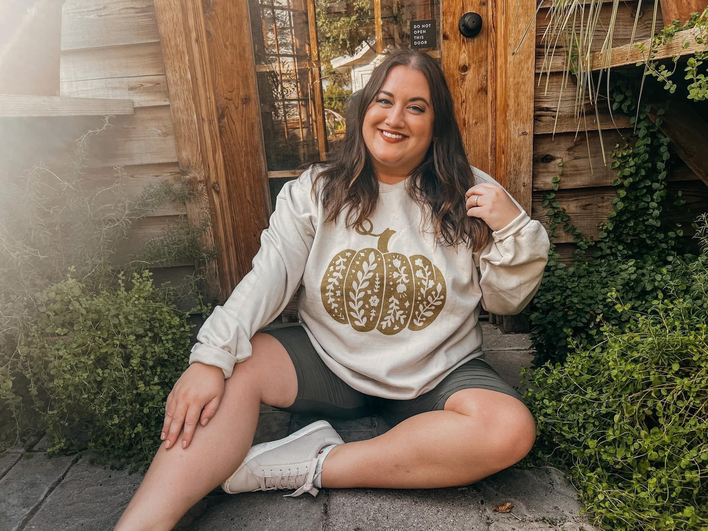 Floral Pumpkin (Shimmer Ink) Sweatshirt