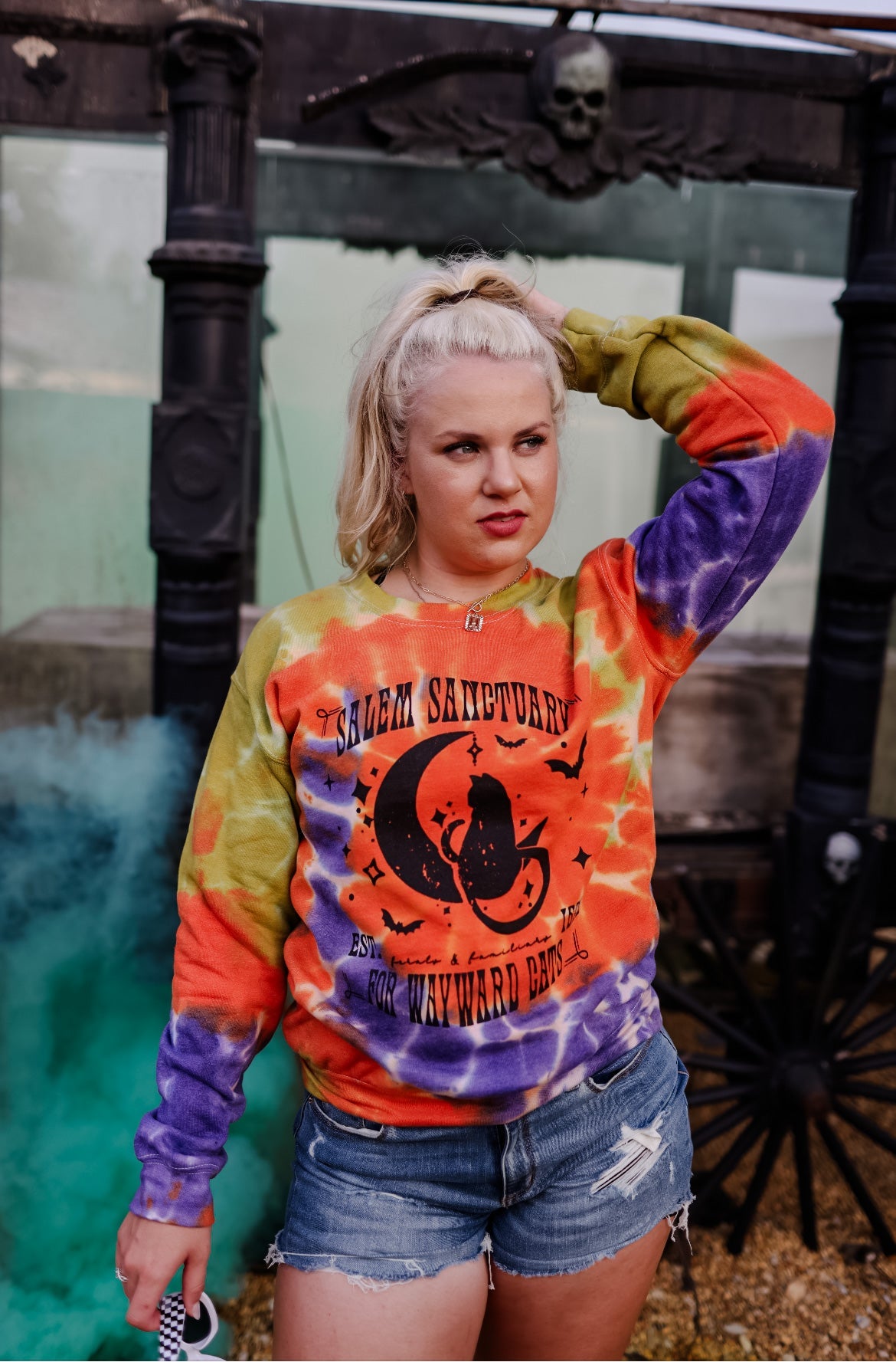 Salem Sanctuary (Tie Dye Sweatshirt)