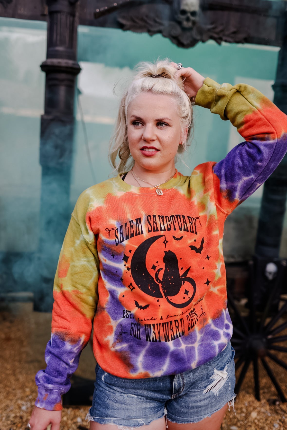 Salem Sanctuary (Tie Dye Sweatshirt)