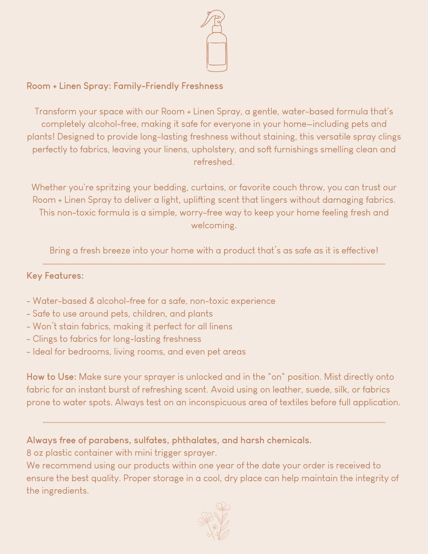Sea Salt Room + Linen Spray - Sunshine Collection