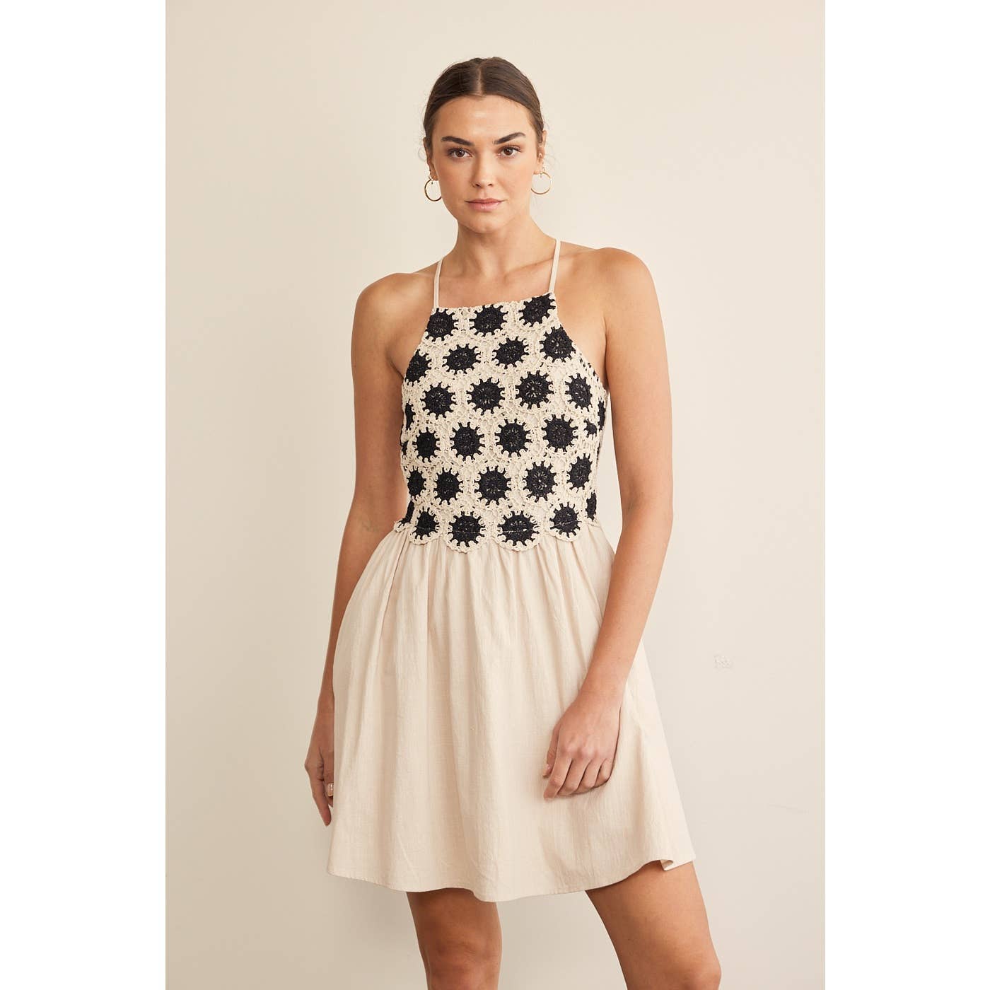 Sunburst Crochet Dress