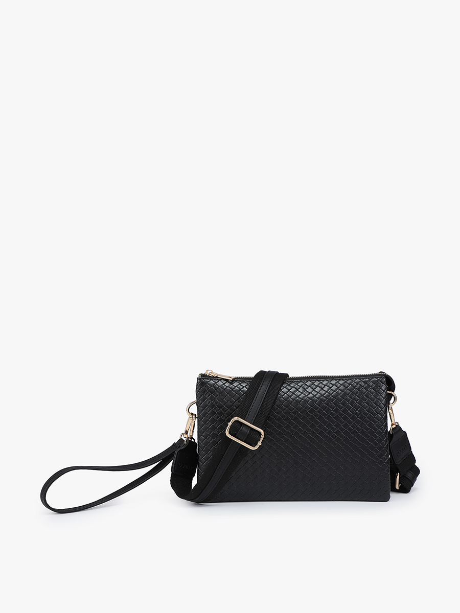 Izzy Diagonal Woven Crossbody w/ Guitar Strap