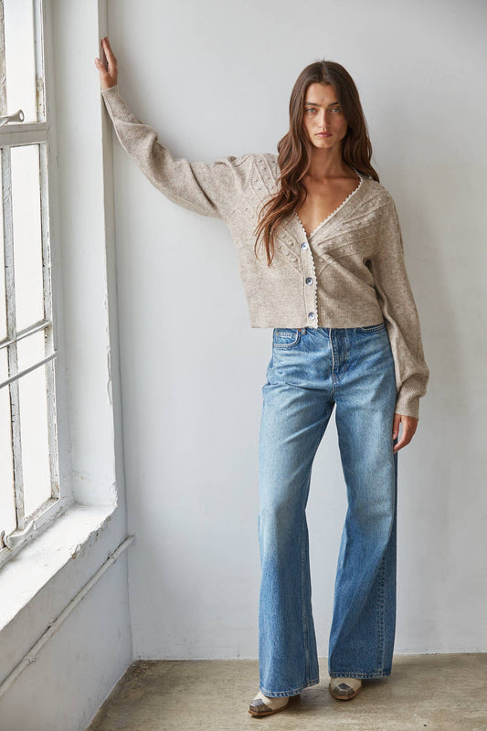 Knit Sweater Cardi