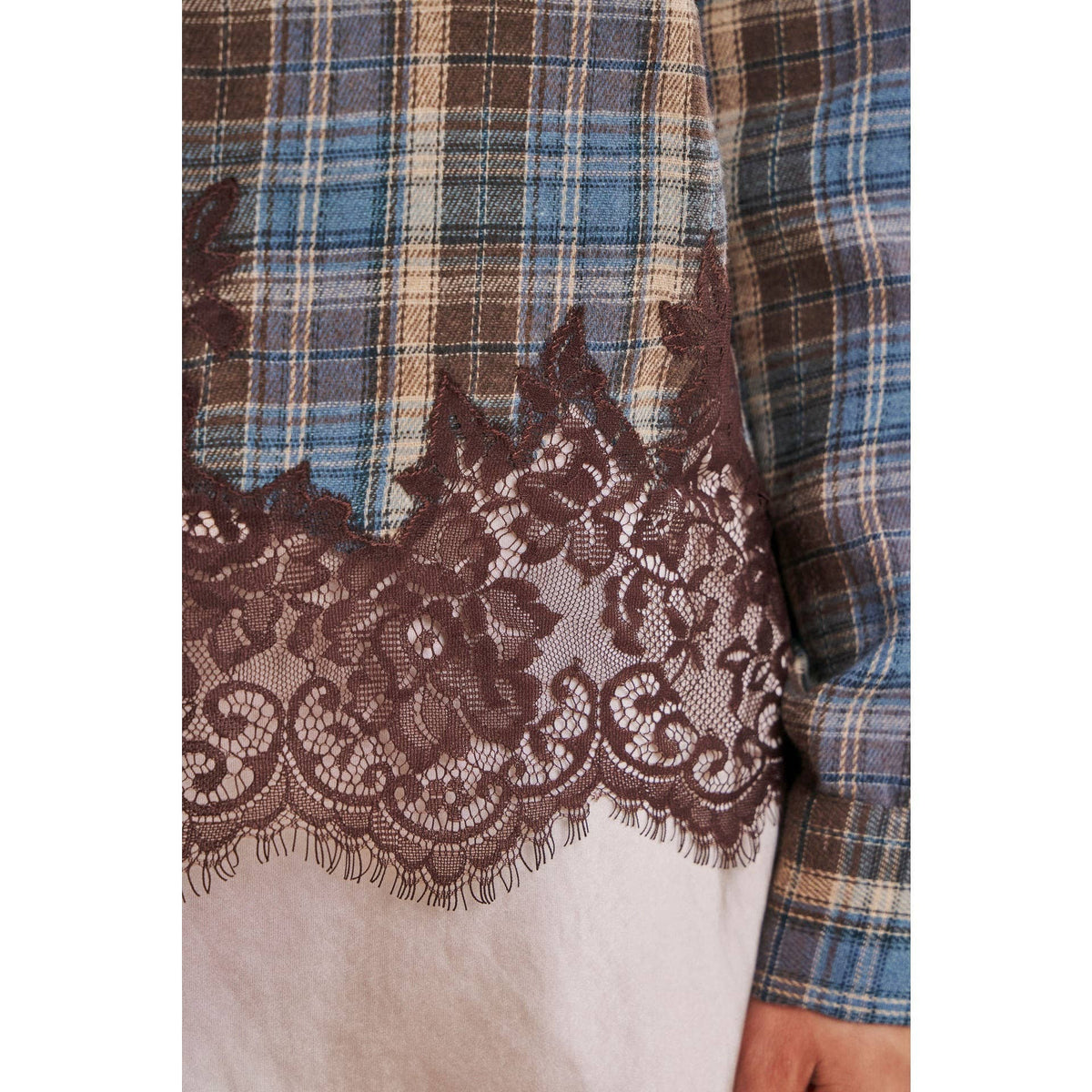 Western Romantic Plaid Buttondown
