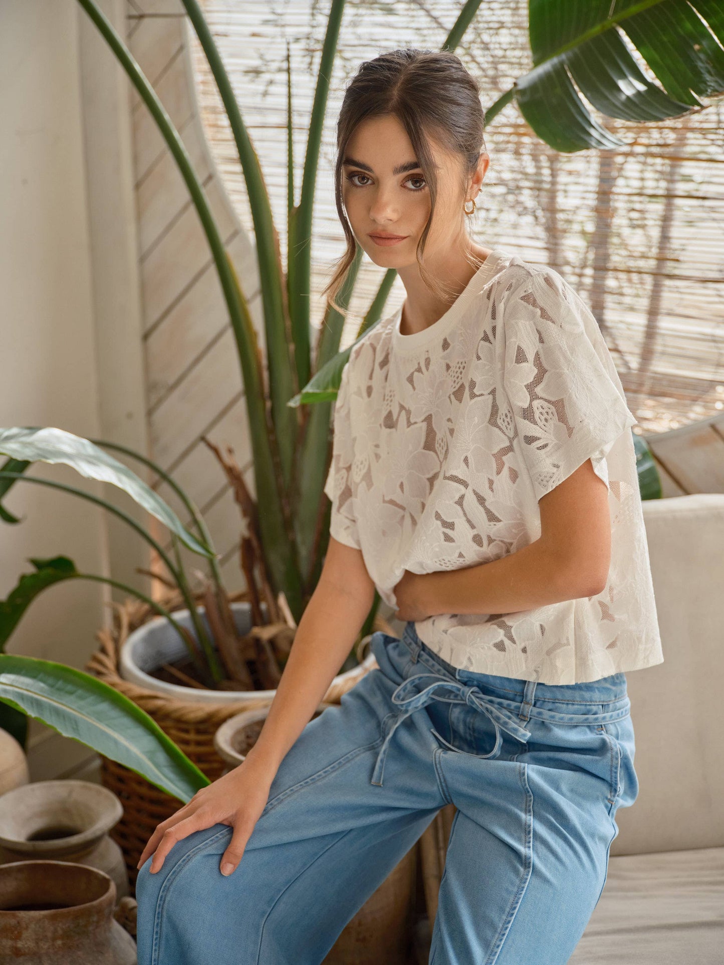 Lace Floral TShirt