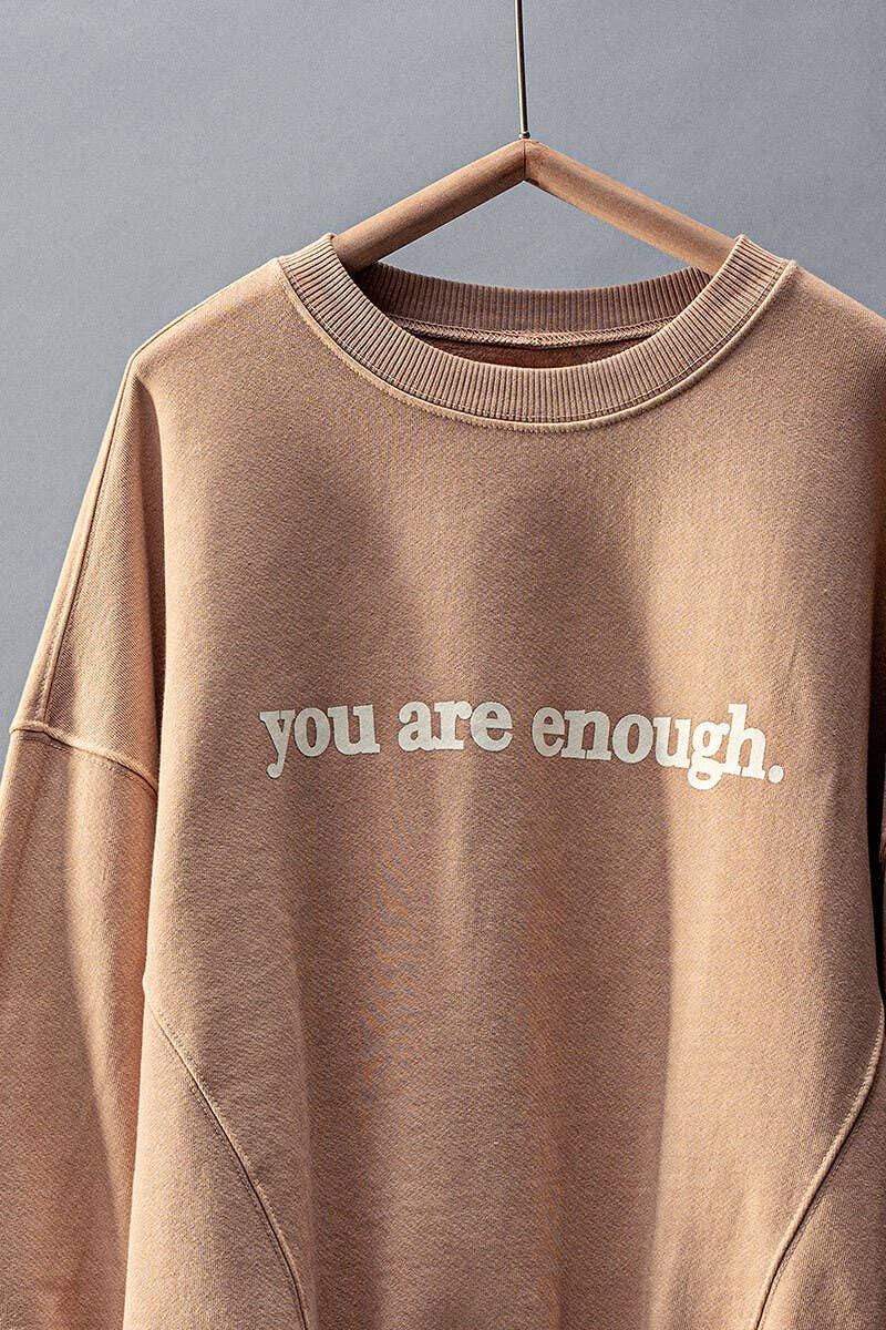 You are Enough Crewneck Sweater