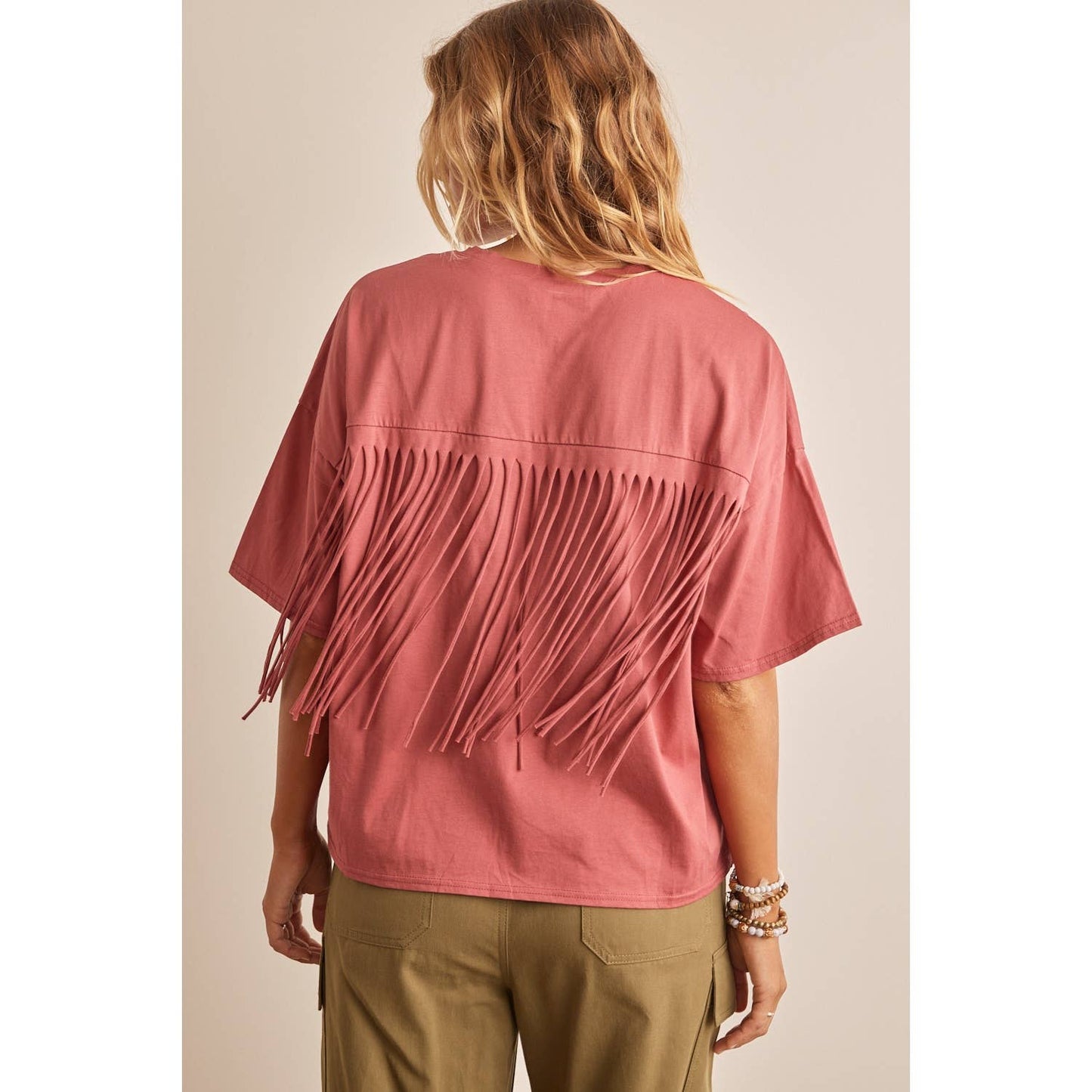 What The Fringe Oversized Tee