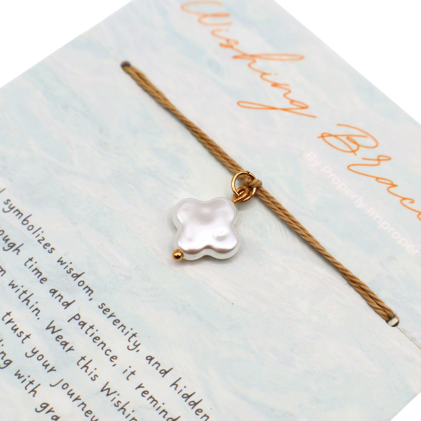 Wishing Bracelet with Pearl Charm