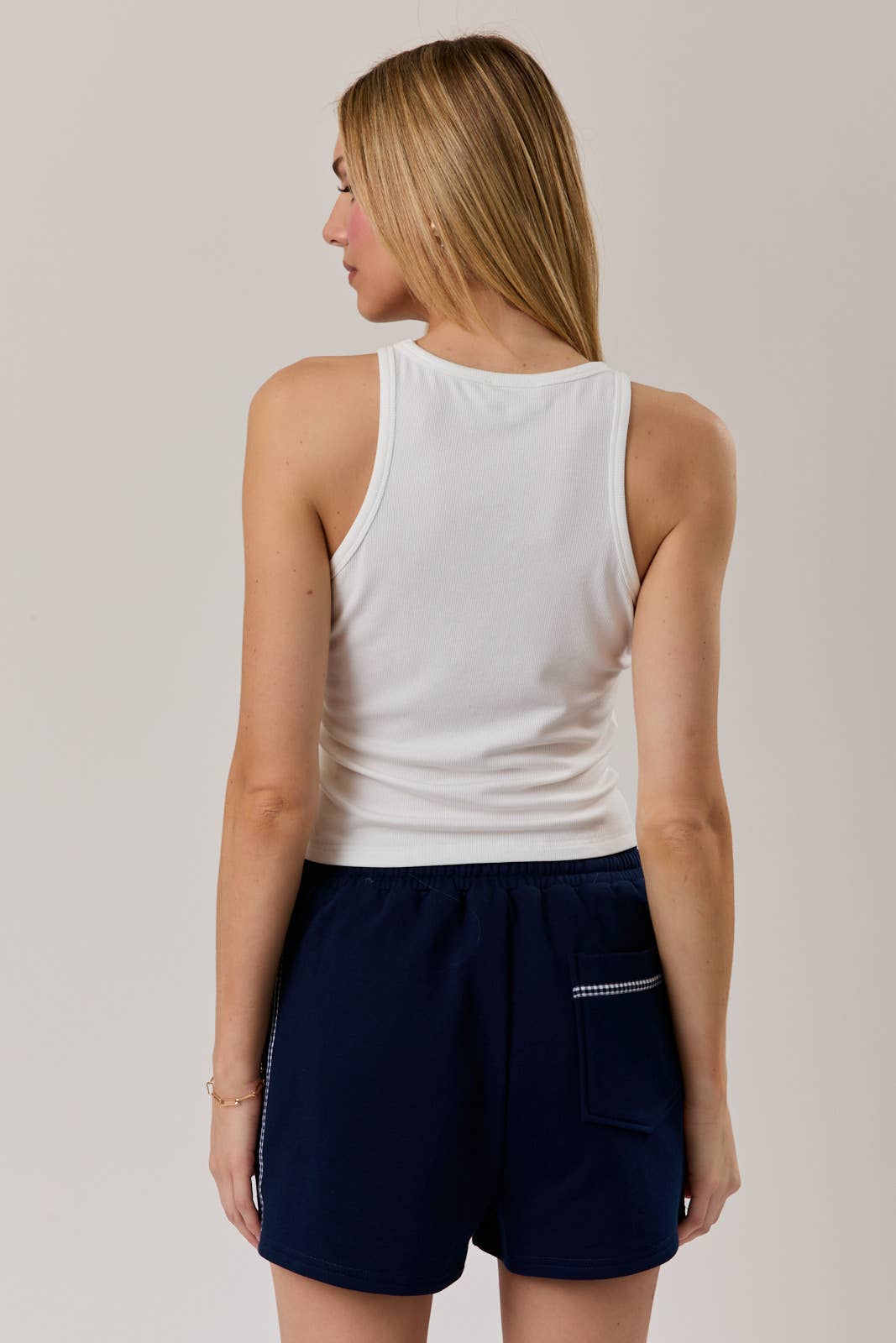 USA Beaded Ribbed Tank
