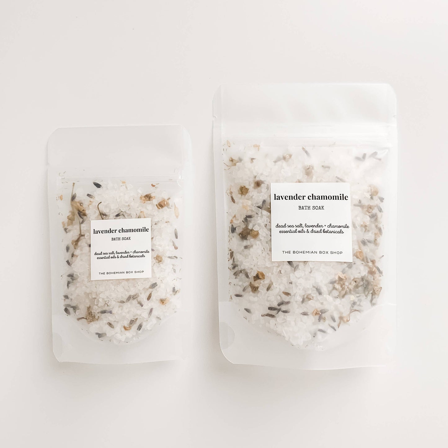 Lavender Chamomile Bath Soak Packet - 2oz or 4oz Bath Salts