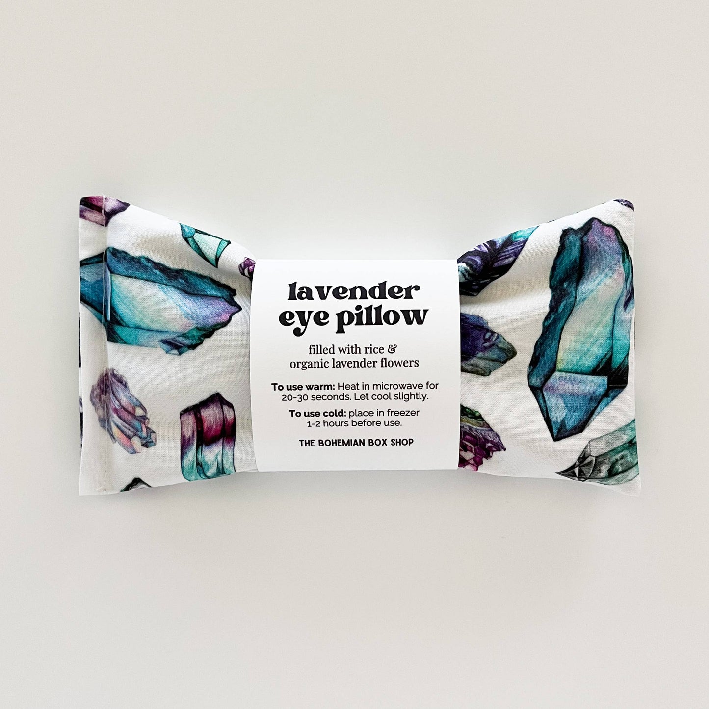 Lavender Eye Pillow - Crystals