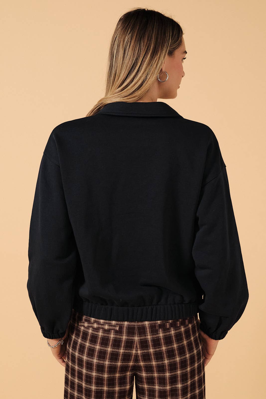GAME DAY Half Zip Up Sweatshirt