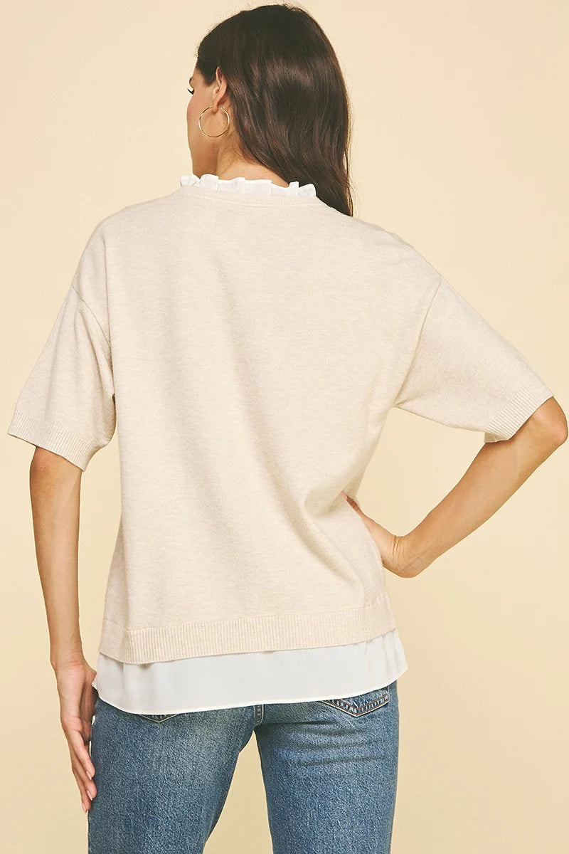 Mixed Layers Effortless Knit