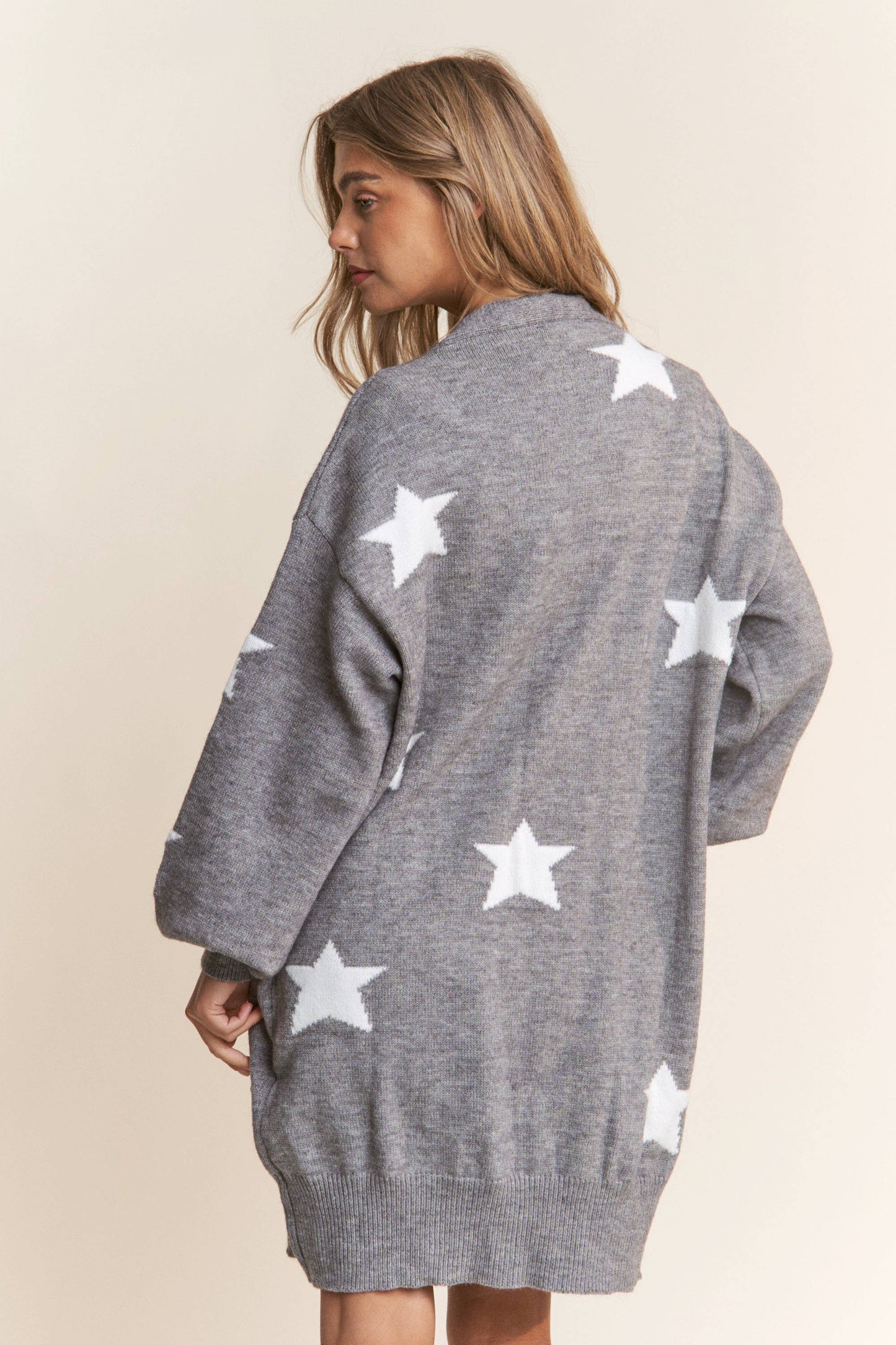 Starry Eyed Long Body Cardigan