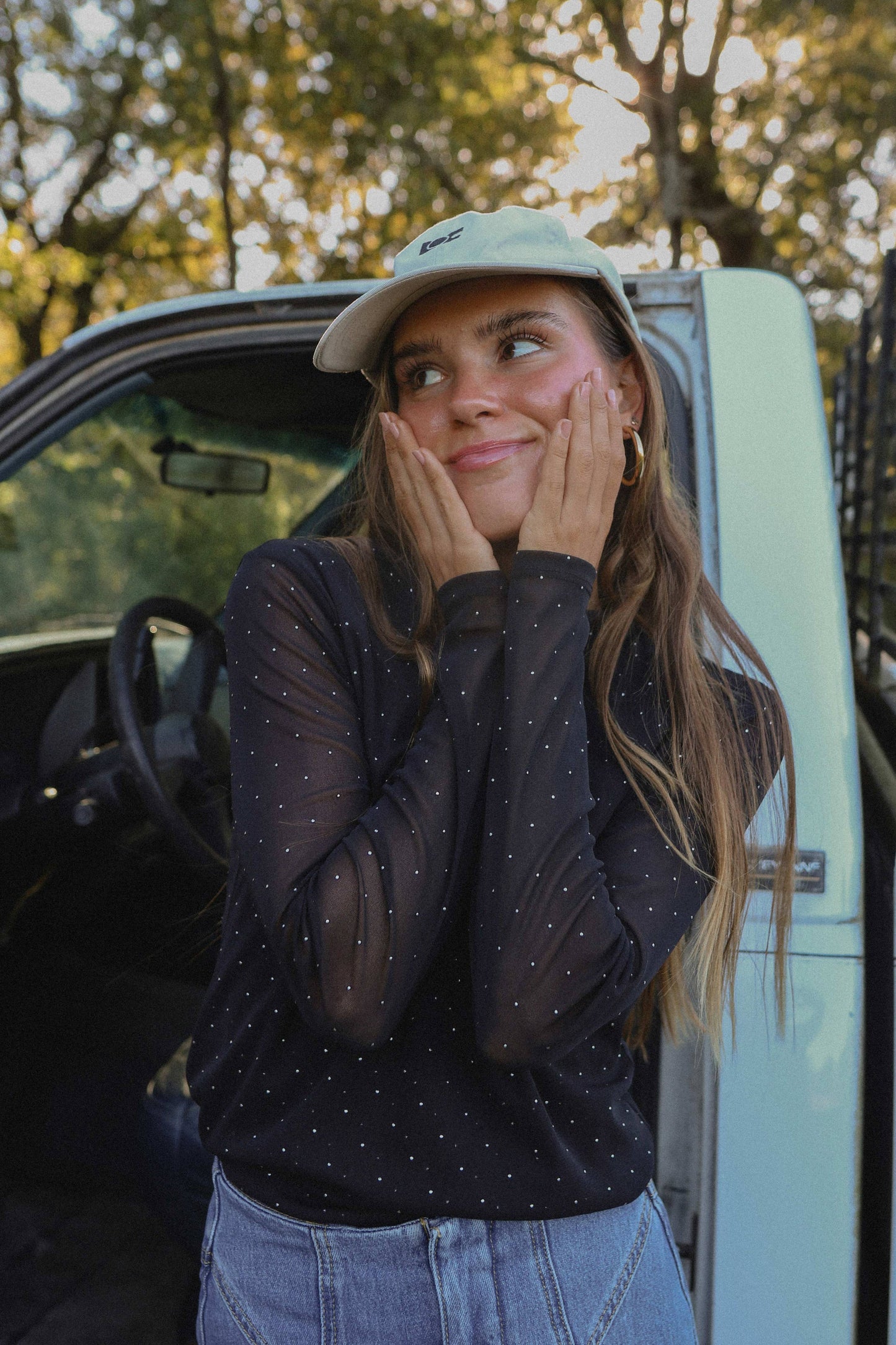 All Fancy Silver Embellished Top