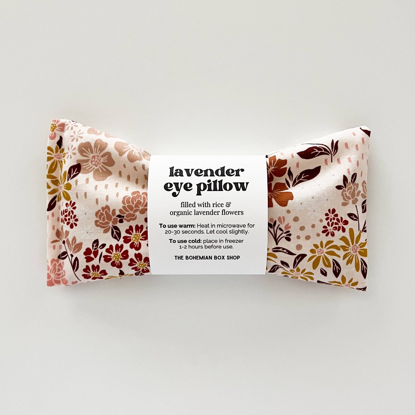 Lavender Eye Pillow - Earth Tone Florals