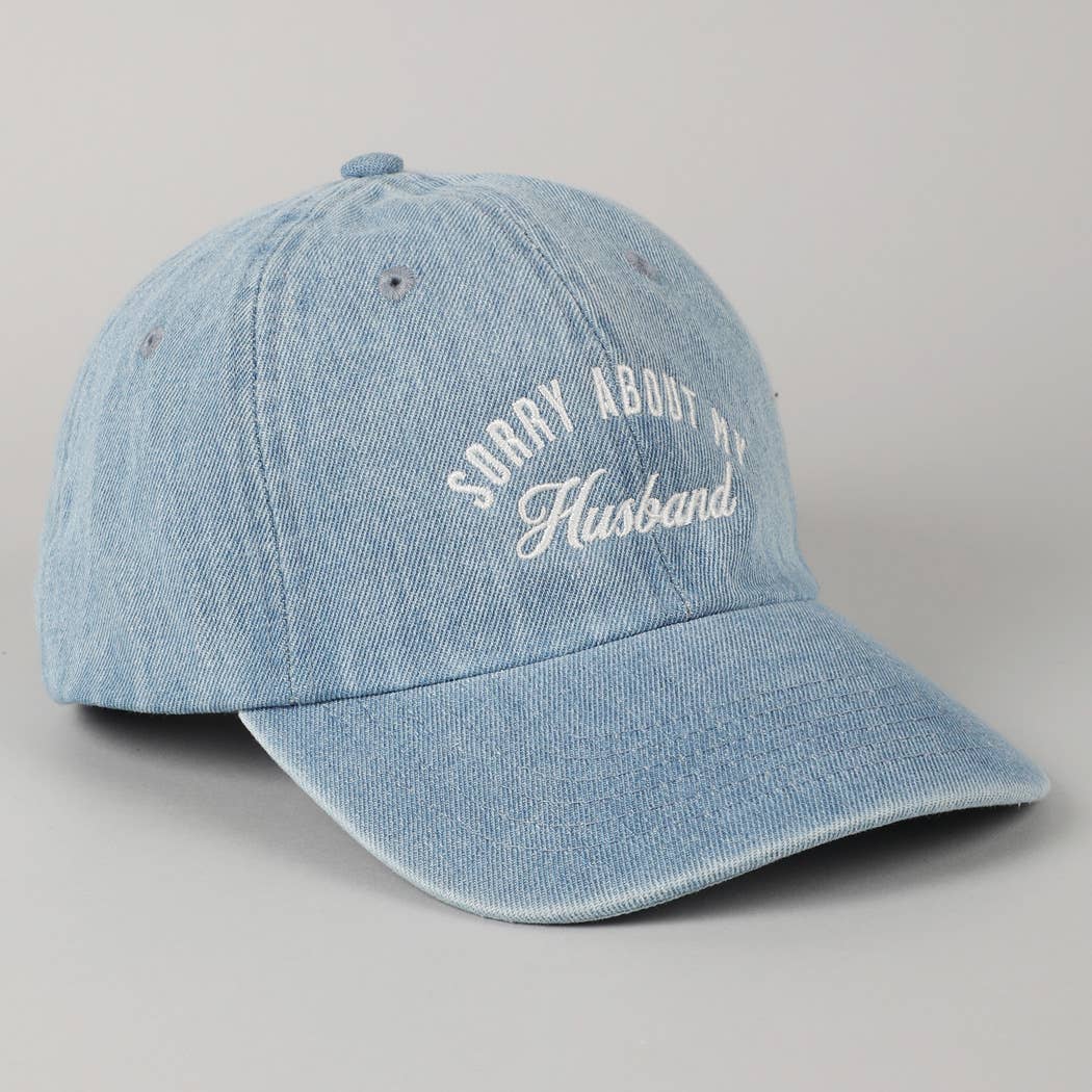 Sorry About My Wife/Husband Embroidery Cap