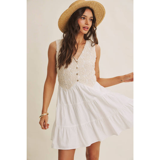 Picnic Mixed Media Dress