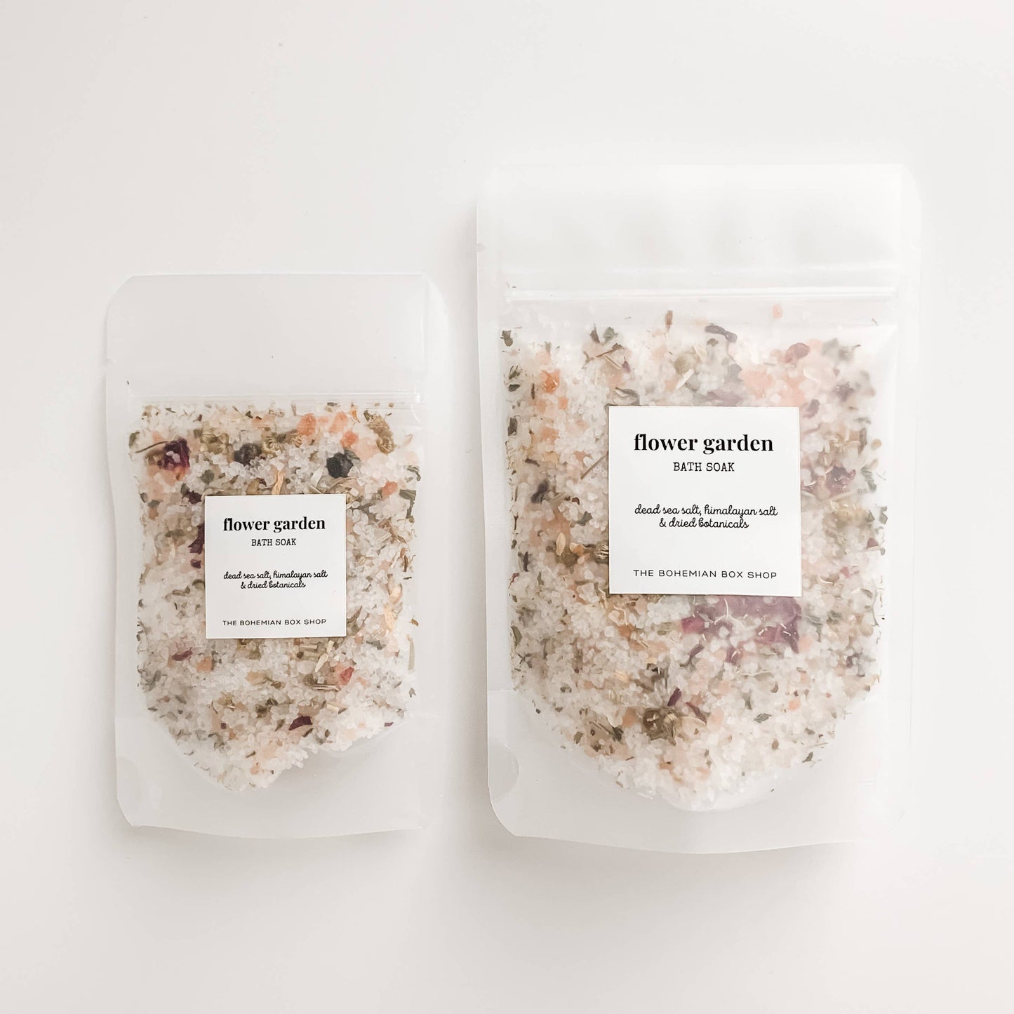 Flower Garden Bath Soak Packet - 2oz or 4oz Bath Salts