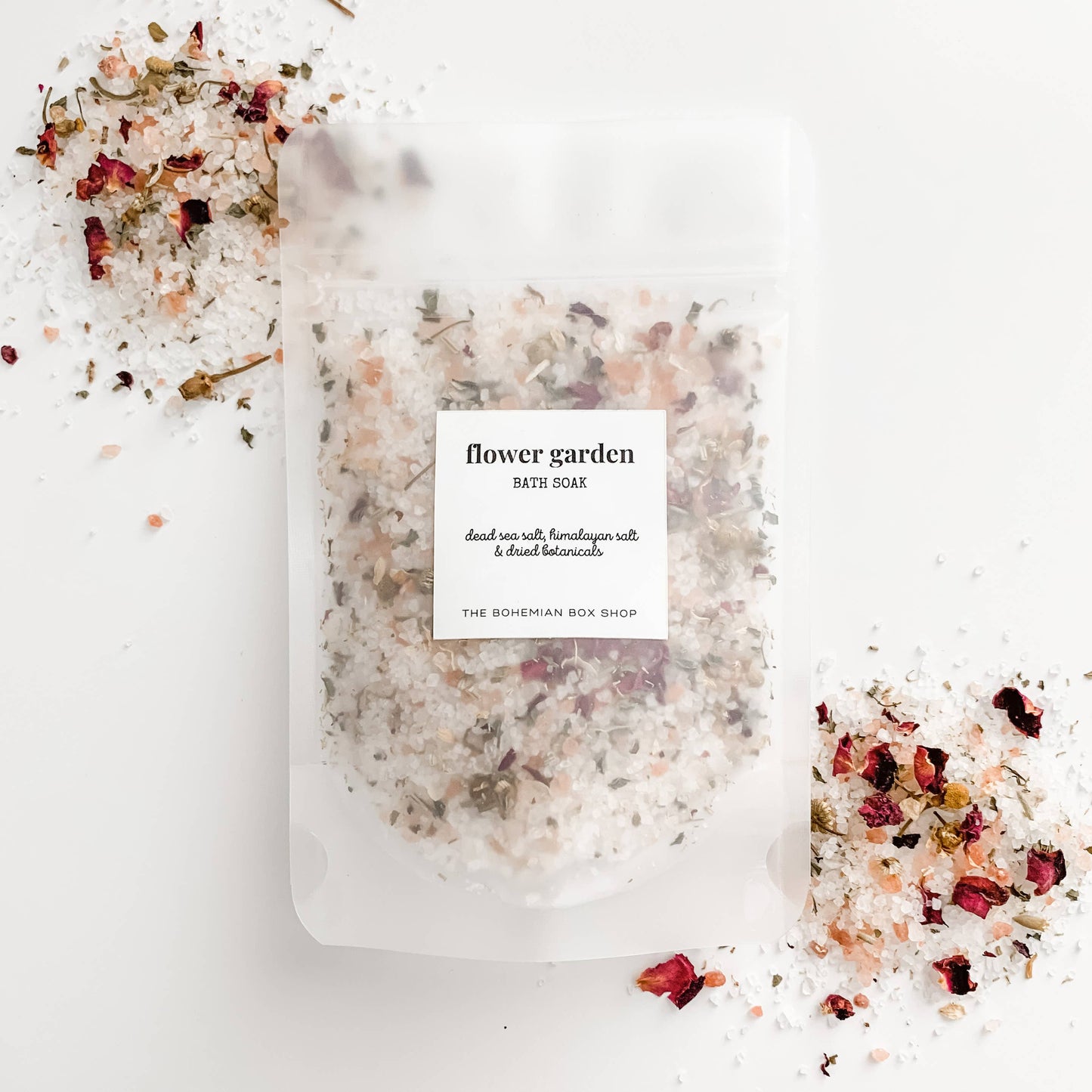 Flower Garden Bath Soak Packet - 2oz or 4oz Bath Salts