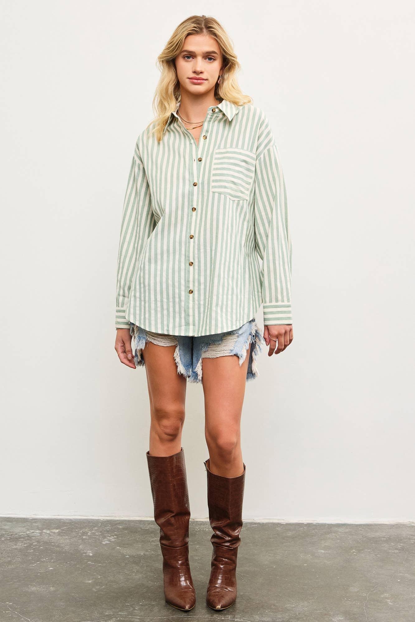 Arizona Striped Oversized Shirt