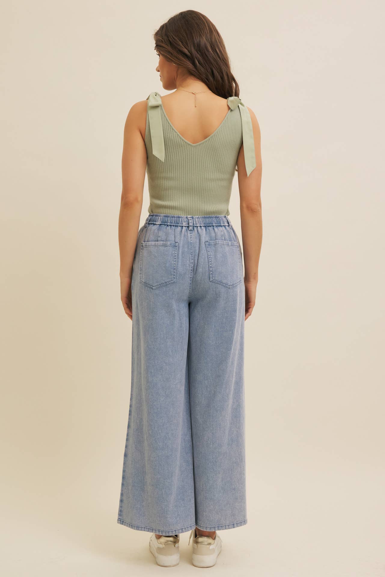 Sadie Wide Leg Denim Pants