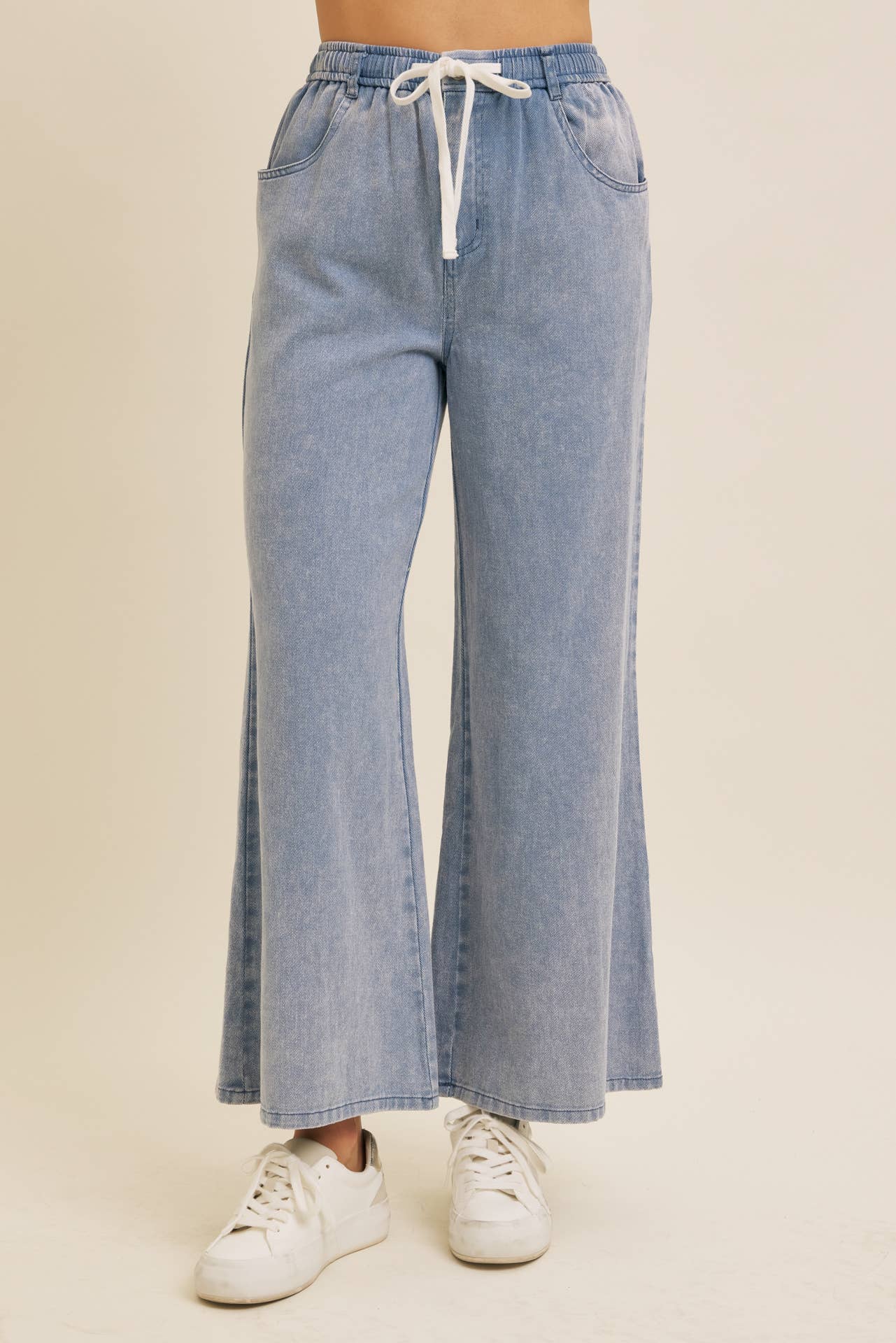 Sadie Wide Leg Denim Pants