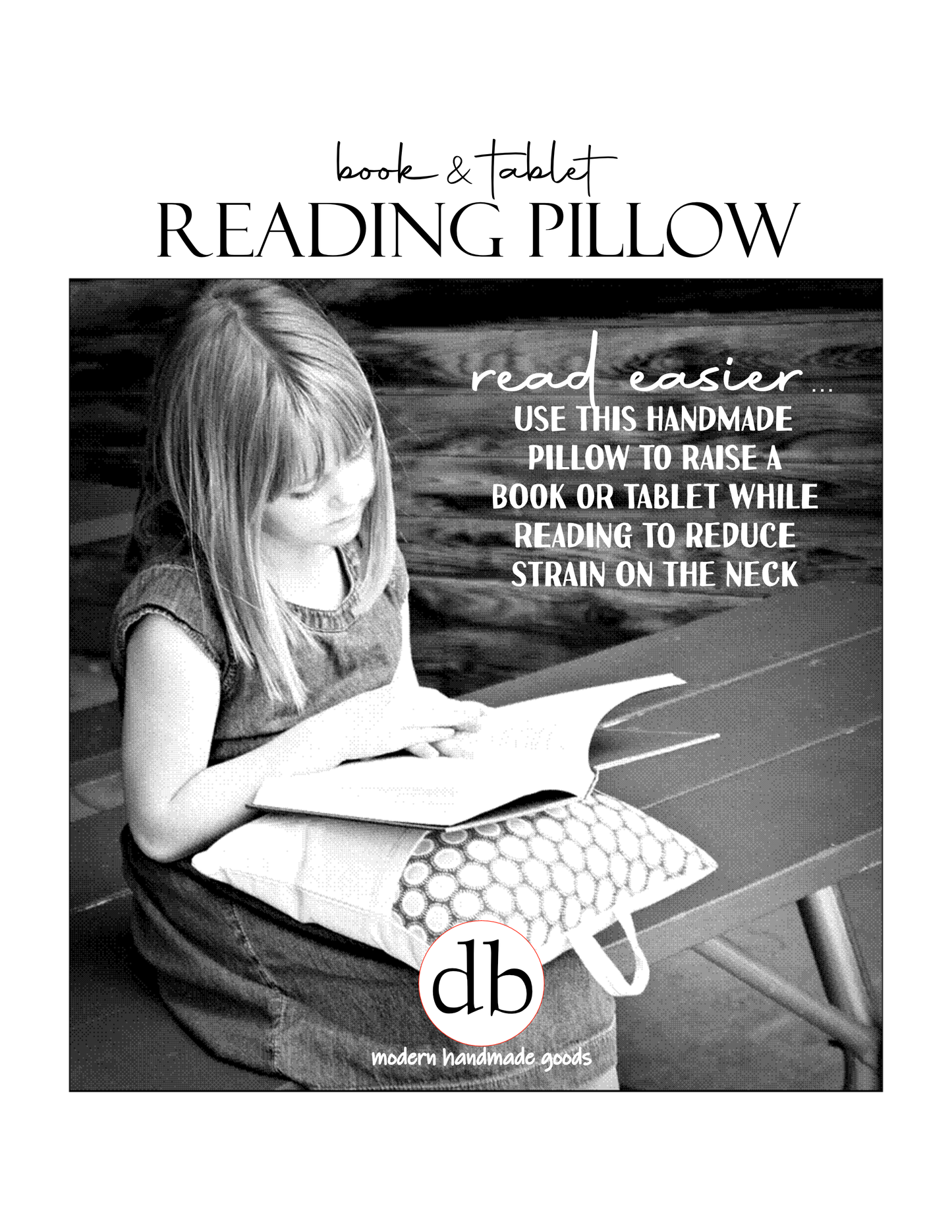 Just One More Chapter, Reading Pillow, tiny mushroom print