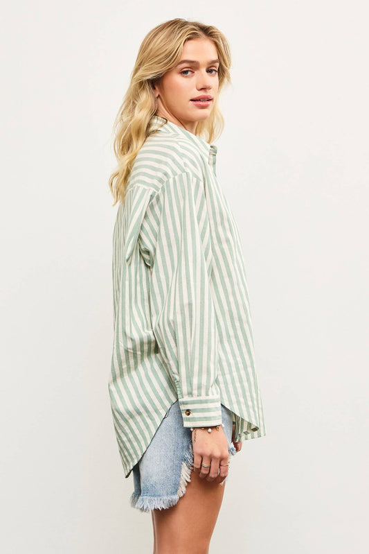 Arizona Striped Oversized Shirt