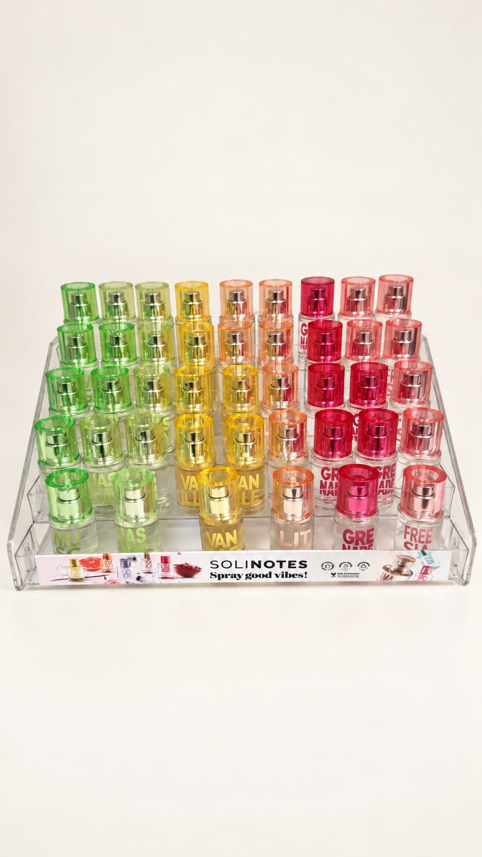 36 Mini EDPs + 6 Free Testers + Free PVC Display (short)