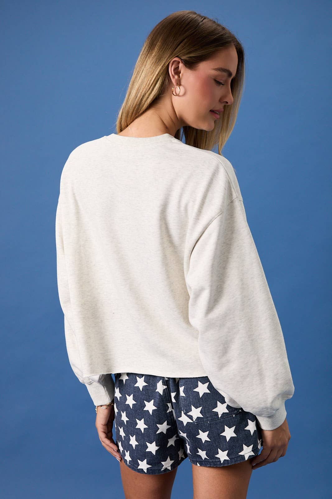 USA Quilted Crew Neck