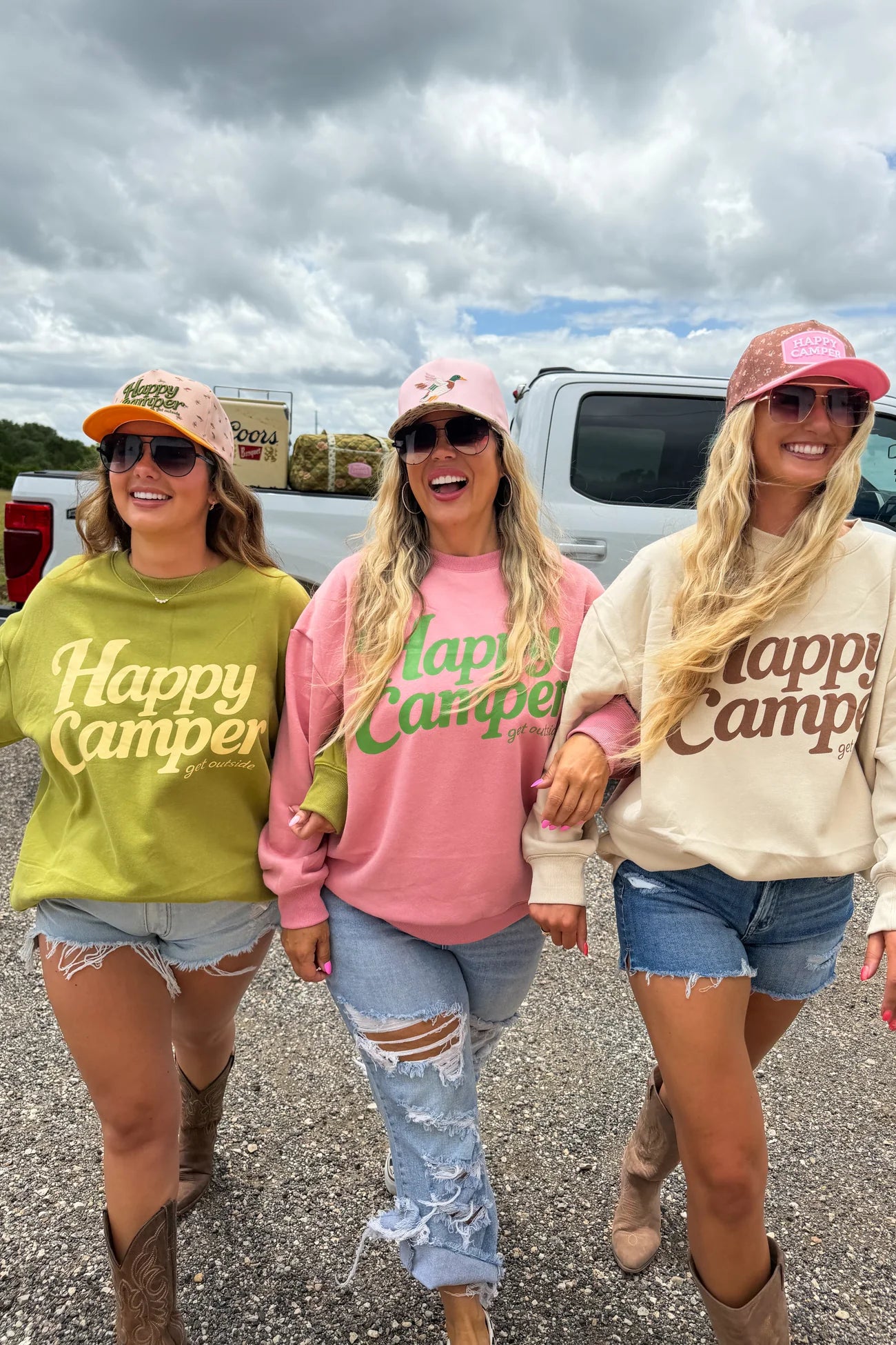 PREORDER - Happy Camper Pullover Sweatshirt