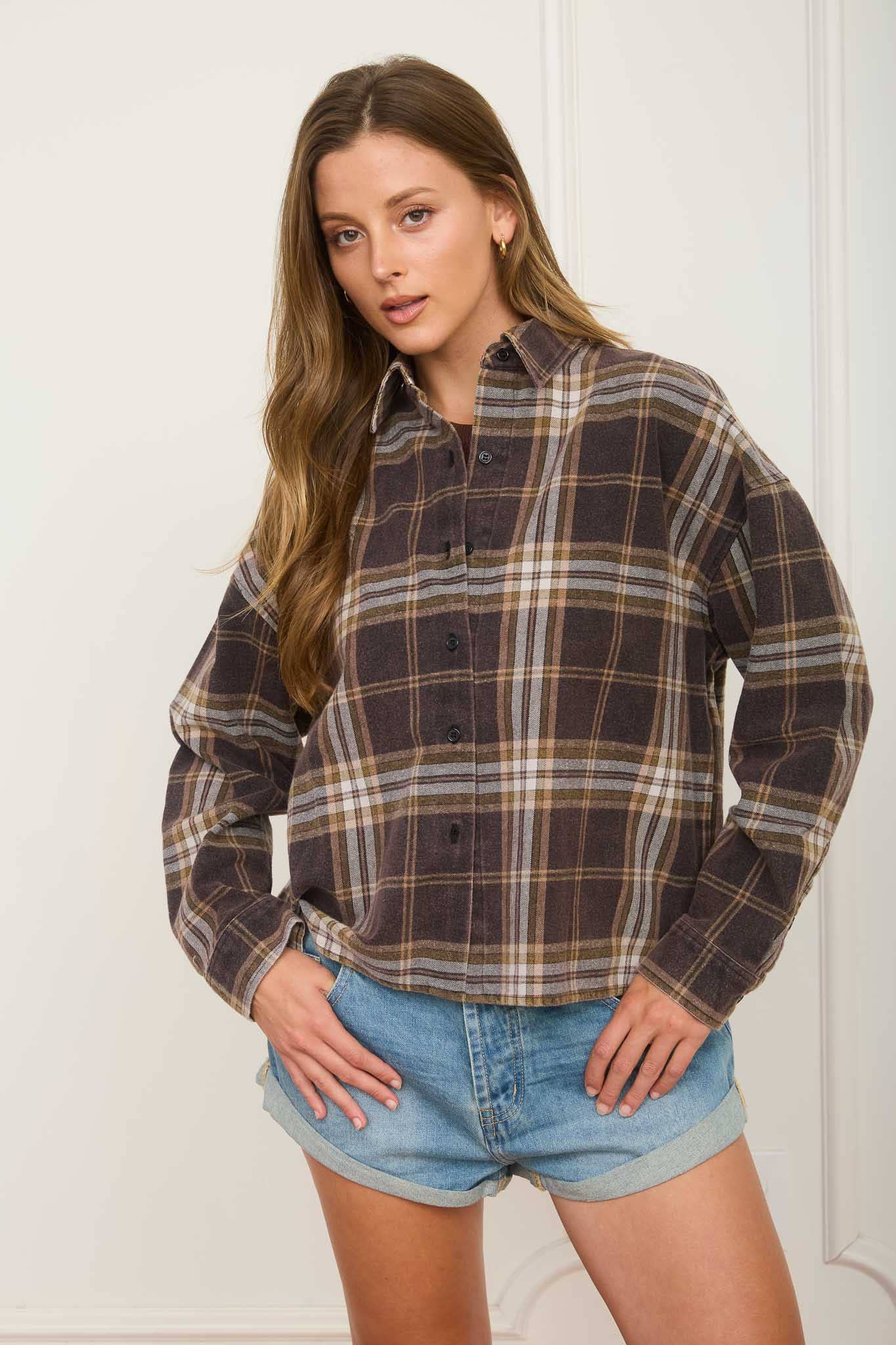 Plaid Button Down