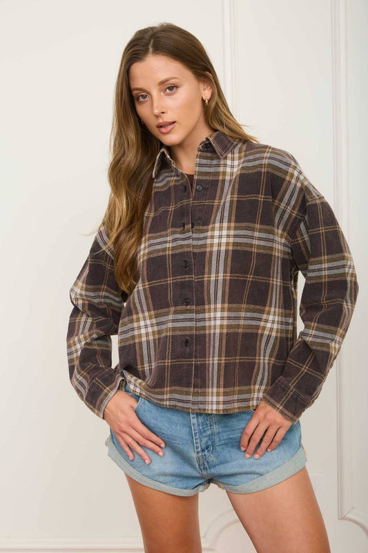 Plaid Button Down