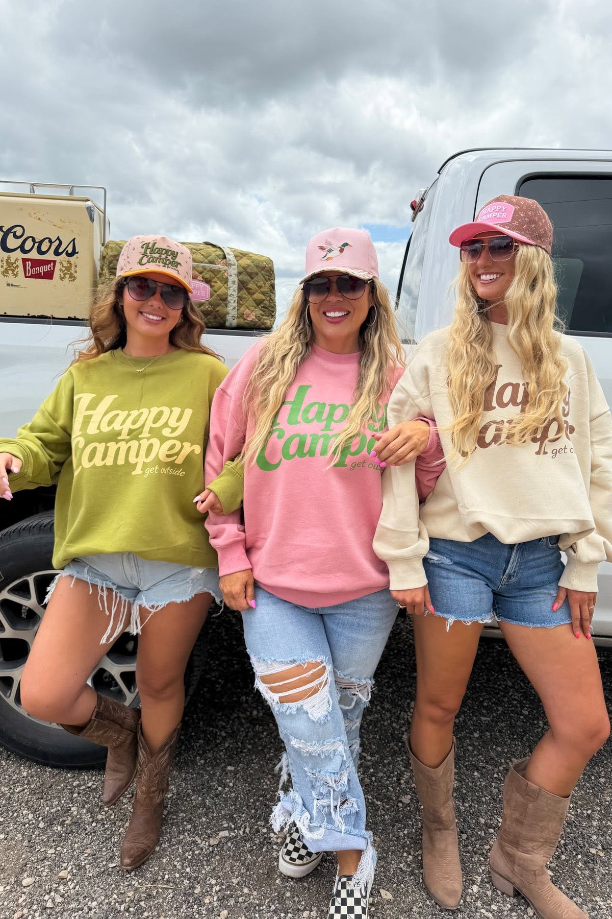 PREORDER - Happy Camper Pullover Sweatshirt