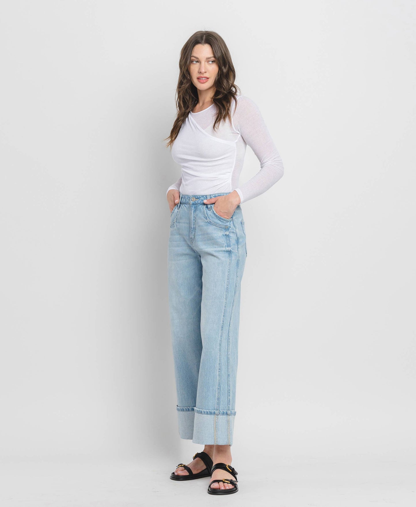 Super High Rise Baggy Jeans