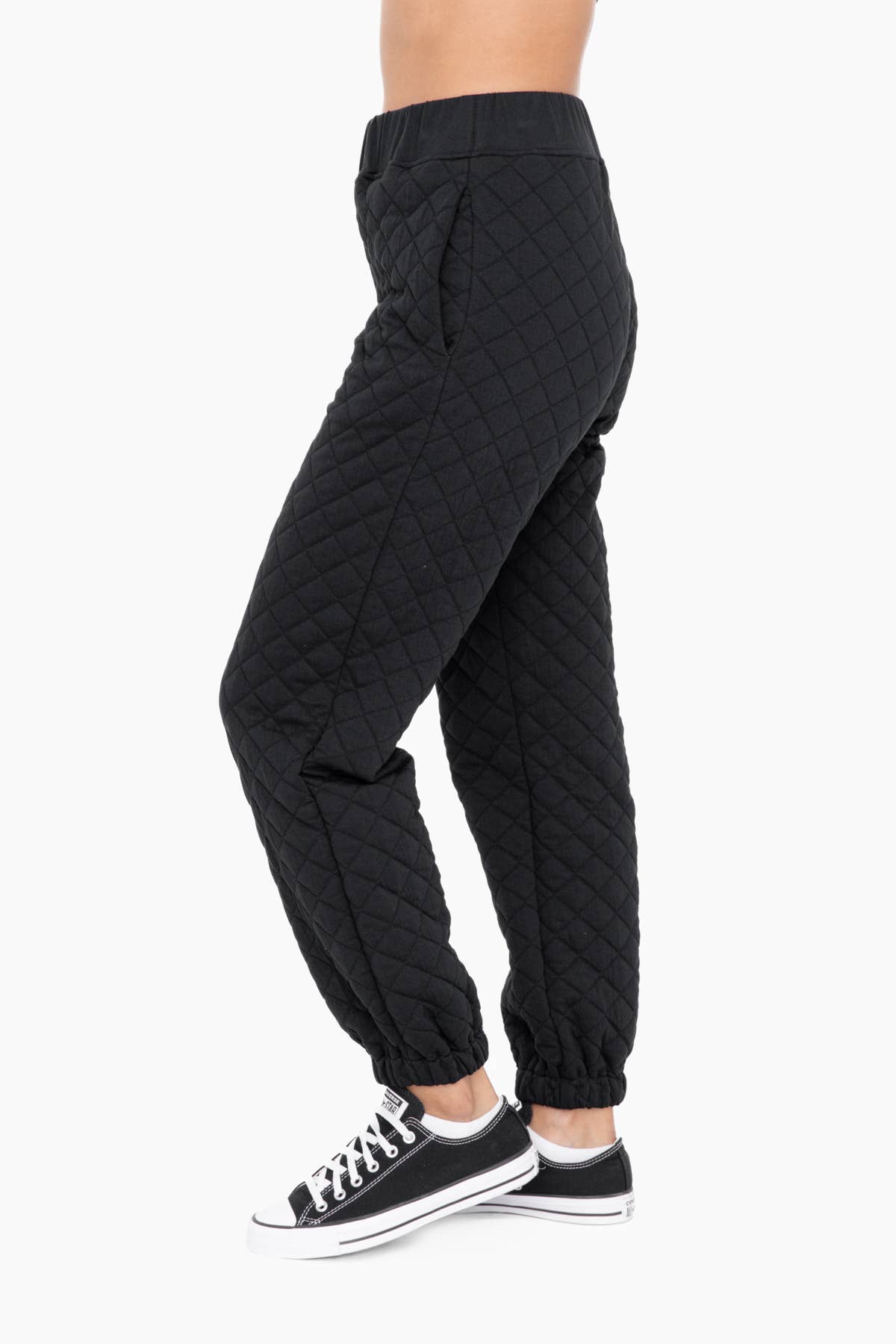 Quilted Jersey Joggers