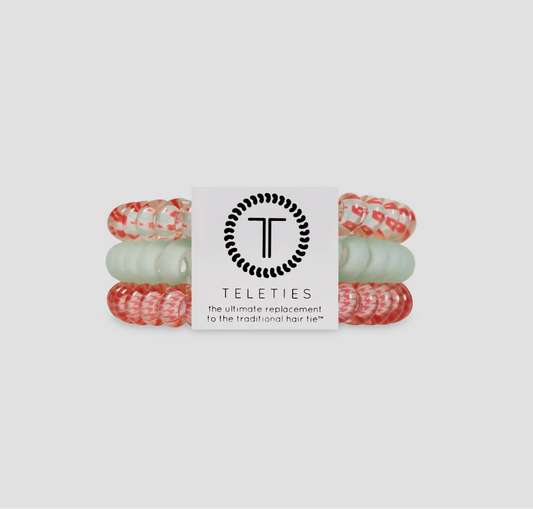 Spiral Hair Coils | Large | Calming Coral Hair Ties