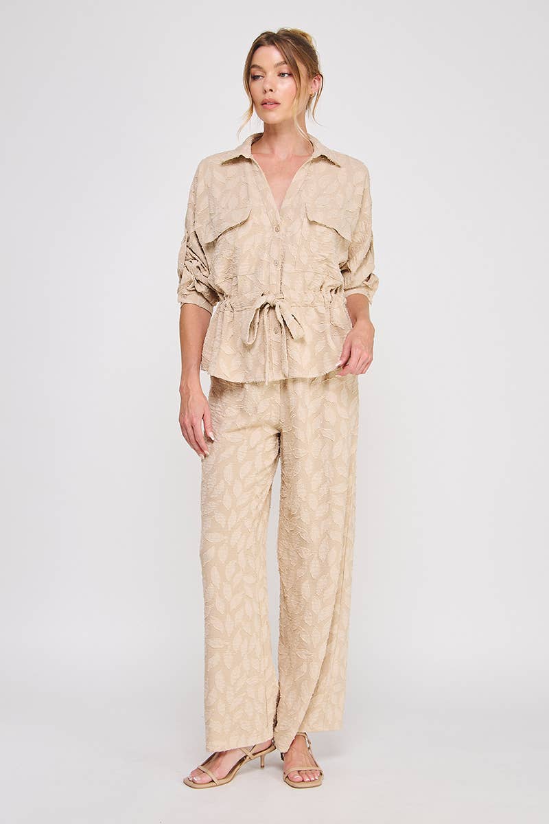 Jacquard Utility Blouse