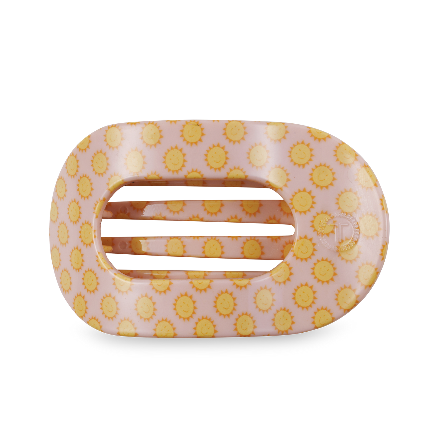 Round Flat Hair Clip | Large | Sunny Days Ahead