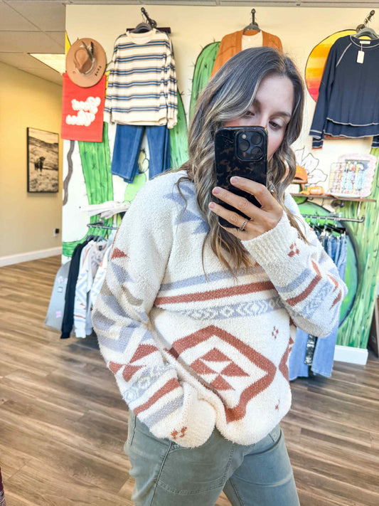 Cozy Up Aztec Sweater