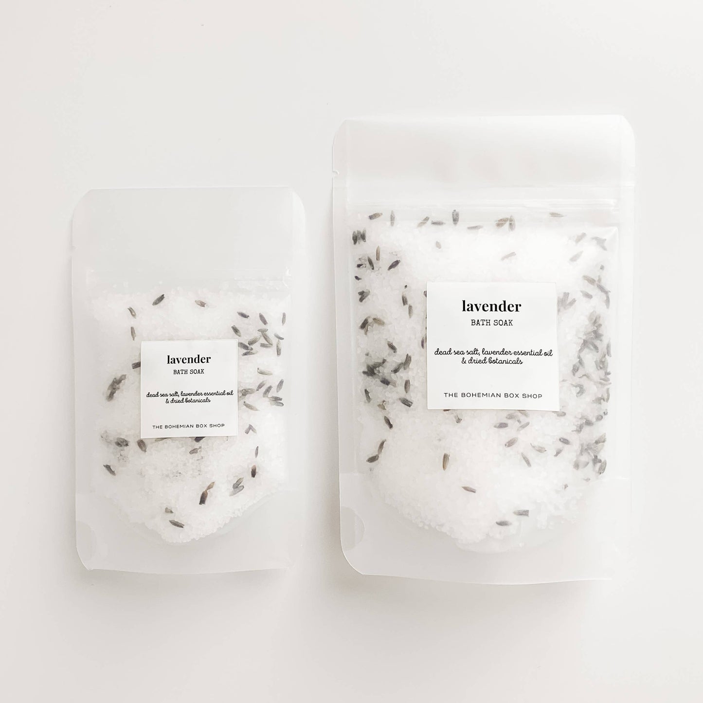 Lavender Bath Soak Packet - 2oz or 4oz Bath Salts