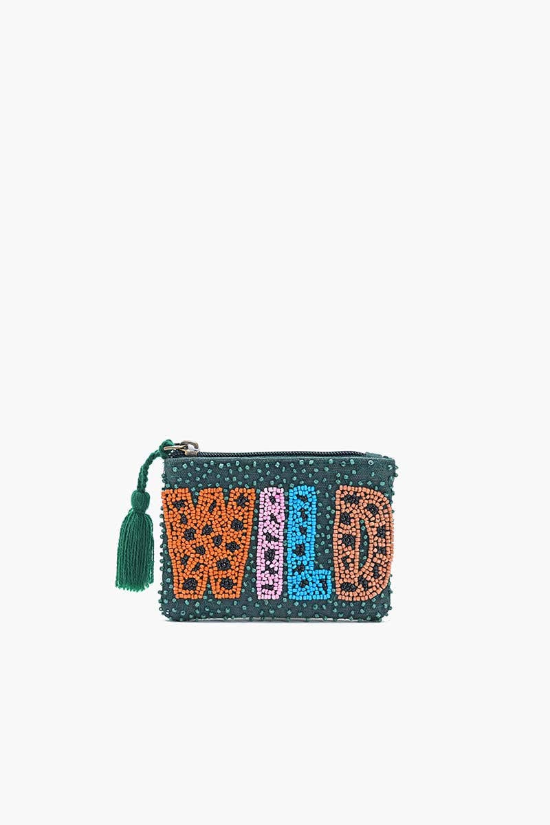 Inspirational Phrase Embellished Mini Pouches